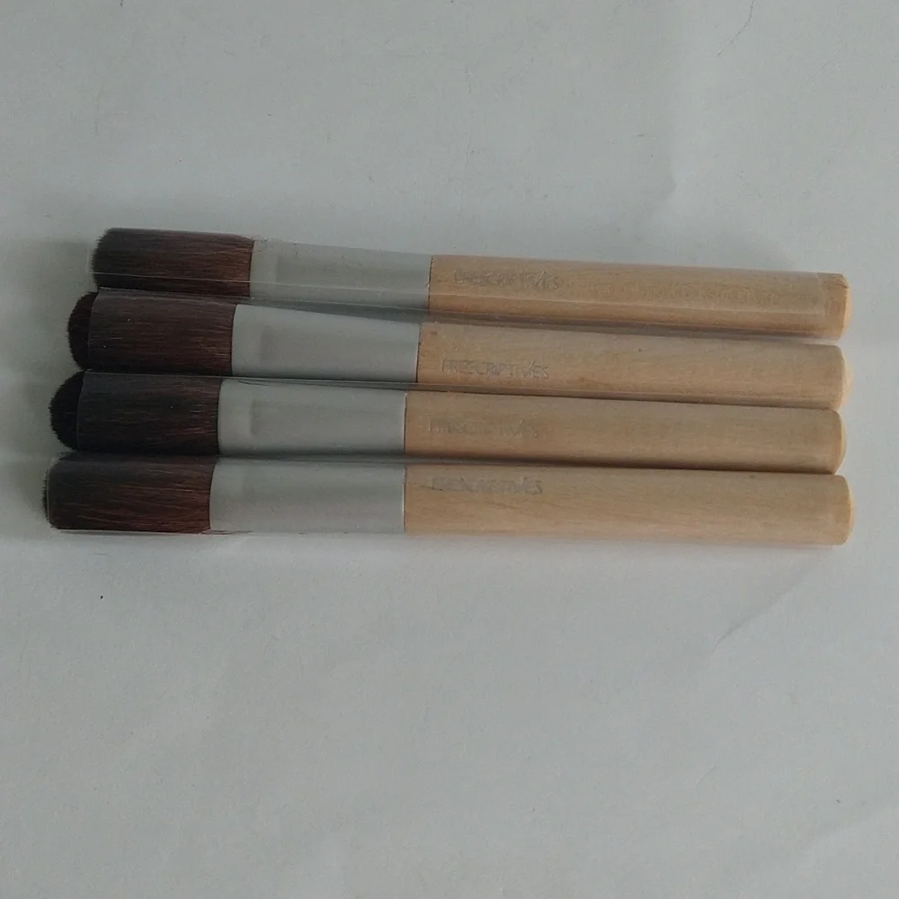 Four (4) Prescriptives Makeup Foundation Brushes